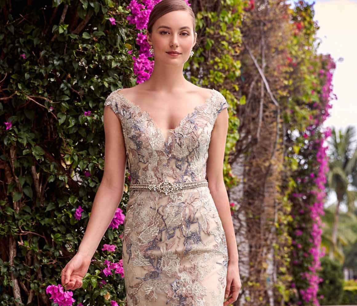 Model wearing a mothers dress. Mobile image