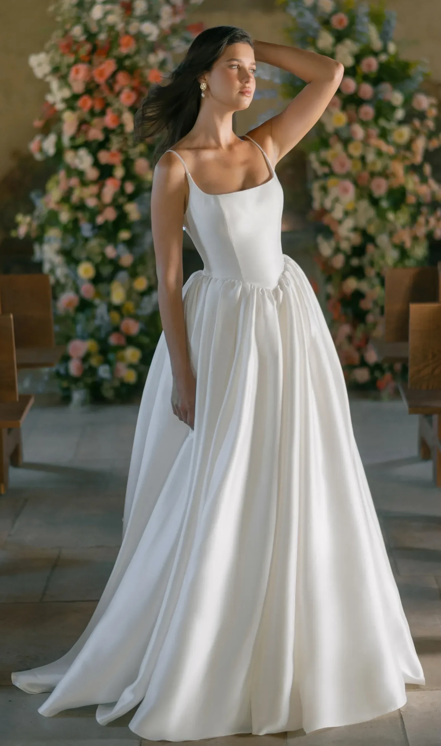 Model wearing a Allure Bridal gown