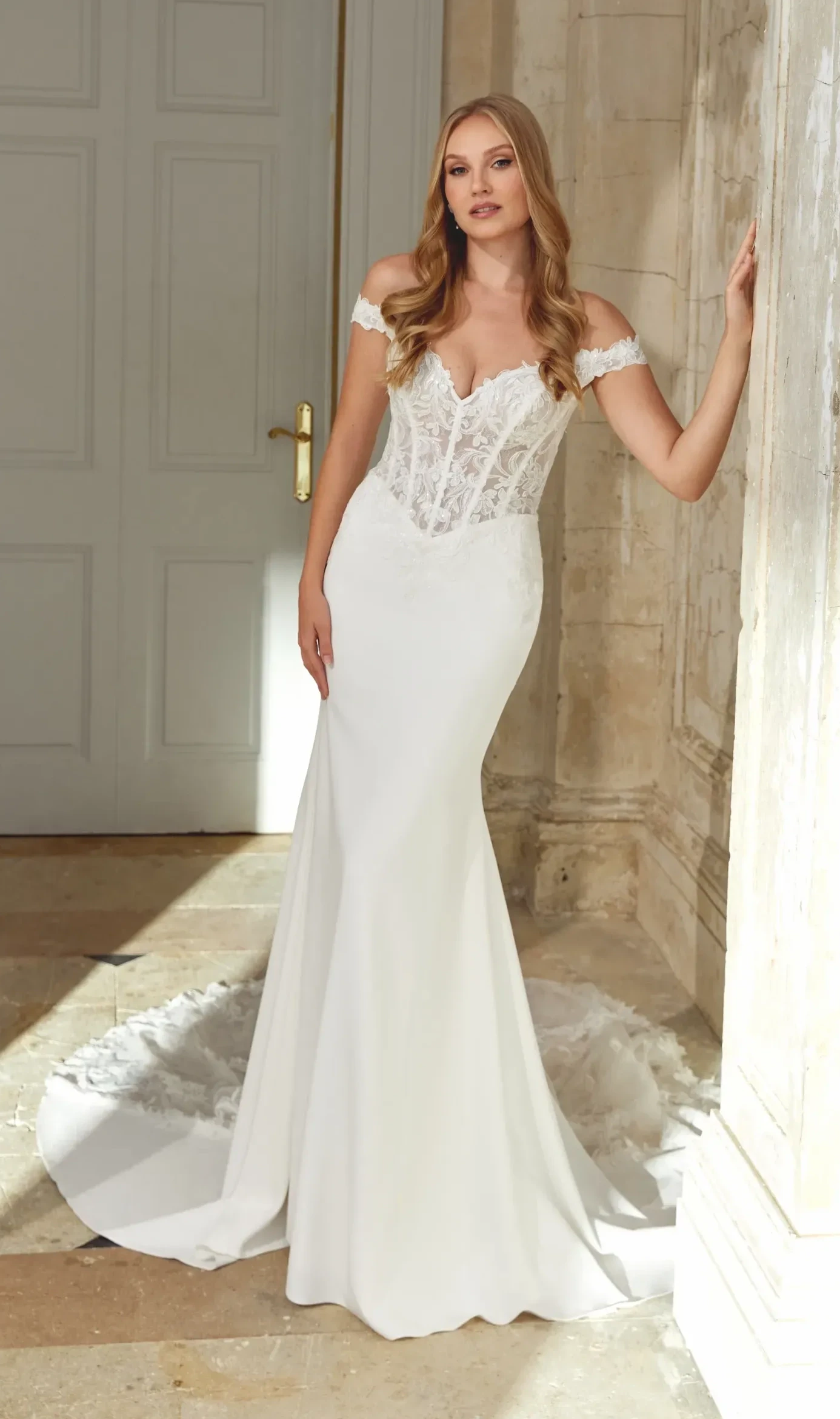 Model wearing a Sincerity gown